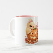 Mug Halloween Amis Oiseaux Confortable (Devant gauche)