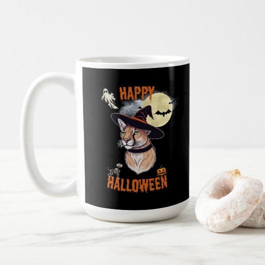 Mug halloween animals (Avec donut)