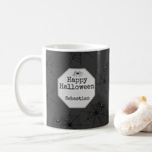 Mug Halloween Araignée Noire Épouvantable
