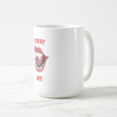 Mug Halloween Attention I Bite (Devant droit)
