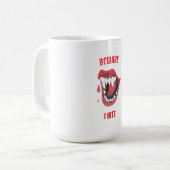 Mug Halloween Attention I Bite (Devant gauche)