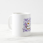 Mug Halloween Automne Purple Coquette Oie Infirmière A (Devant gauche)