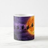 Mug Halloween avec Lune et Sorcière (Centre)