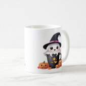 Mug halloween bébé mignon fantôme avec muqueuse casque (Devant droit)