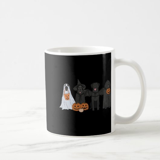 Mug Halloween Black Labrador (Droite)