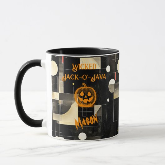 Mug Halloween - Black Wicked Jack-o-Java Citrouille (Gauche)