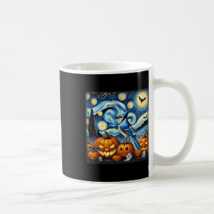 Mug Halloween bleu nuit étoilée