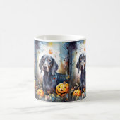 Mug Halloween Bluetick Coonhound avec la peur Citrouil (Centre)