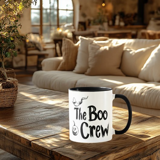 Mug Halloween Boo Crew - Amusant et design Éffrayant d