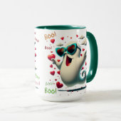 Mug Halloween Boo Love (Devant droit)