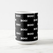 Mug Halloween Boo Noir Blanc (Centre)
