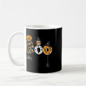 Mug Halloween Boo Owl Avec Sorcière Casquette Araignée (Gauche)