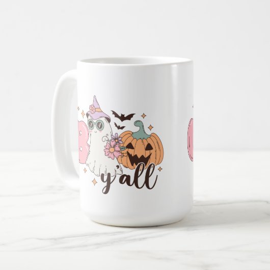 Mug Halloween Boo Y'All (Devant gauche)