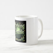 Mug Halloween Brasser des Ennuis Sorcière Chaudron Pot (Devant droit)