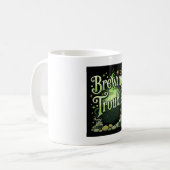 Mug Halloween Brasser des Ennuis Sorcière Chaudron Pot (Devant gauche)