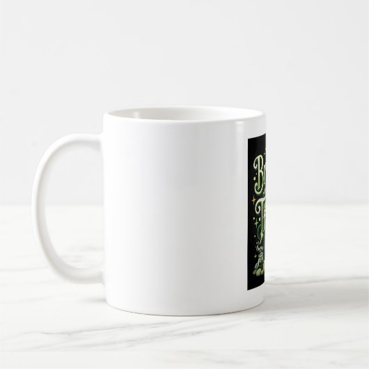Mug Halloween Brasser des Ennuis Sorcière Chaudron Pot (Gauche)