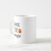 Mug Halloween Business Office Manager Funky Front Pump (Devant gauche)