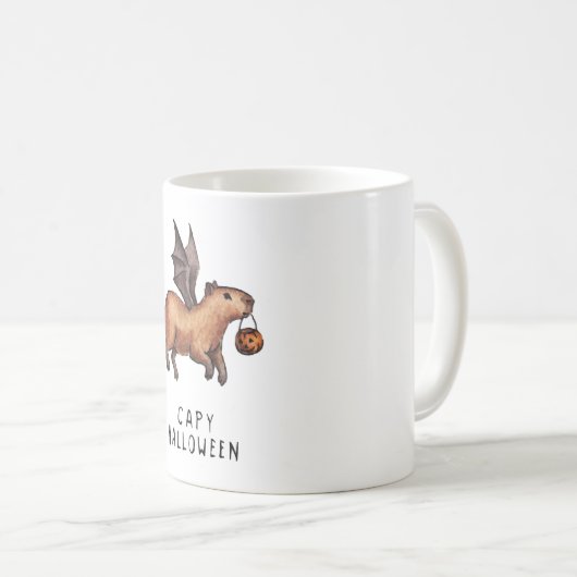 Mug Halloween Capybara (Devant droit)