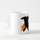 Mug Halloween chat effrayé (Devant gauche)
