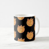 Mug Halloween chat Jack-o-lanterne dessin Motif Art (Devant droit)