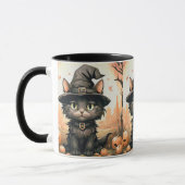 Mug Halloween chat noir (Gauche)