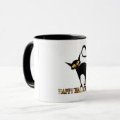 Mug Halloween chat noir (Devant gauche)