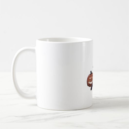 Mug Halloween chat noir T-shirt classique (Gauche)