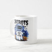 Mug 🤖 Halloween Chatbot AI Drôle Fantôme Dans 👻 Mach (Devant gauche)