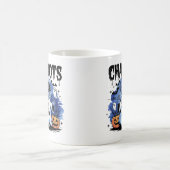 Mug 🤖 Halloween Chatbot AI Drôle Fantôme Dans 👻 Mach (Centre)