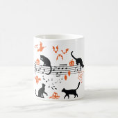 Mug Halloween Chats Éffrayants et effrayants Jouer Not (Centre)