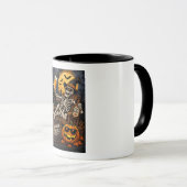 Mug Halloween Cheers ! Squelette décontracté avec (Devant droit)