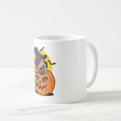 Mug Halloween Chien citrouille, Drôle chien d'Hallowee (Devant droit)