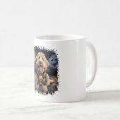 Mug Halloween chien Goldendoodle (Devant droit)