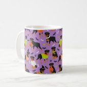 Mug Halloween Chien Rottweiler (Devant gauche)