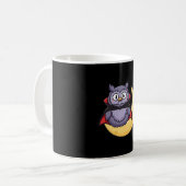 Mug Halloween Chouette Vampire Mignon (Devant gauche)