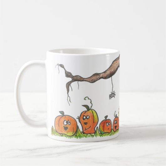 Mug Halloween Citrouille (Gauche)