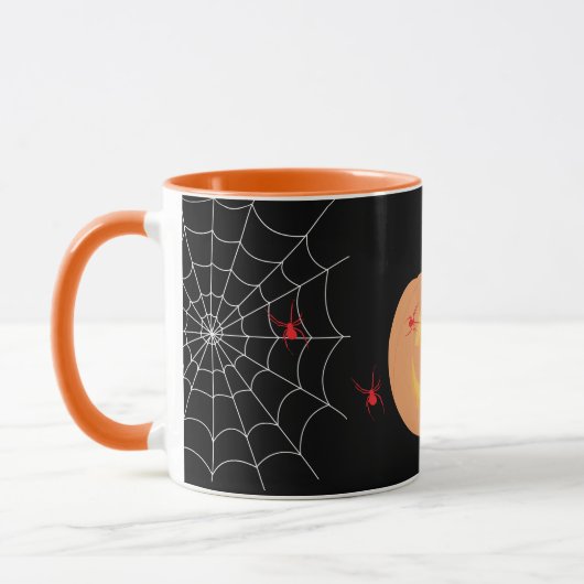 Mug Halloween Citrouille Happy Halloween (Gauche)