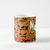 Mug Halloween Citrouille Jack-o'-lantern Café Mug, Cou (Centre)