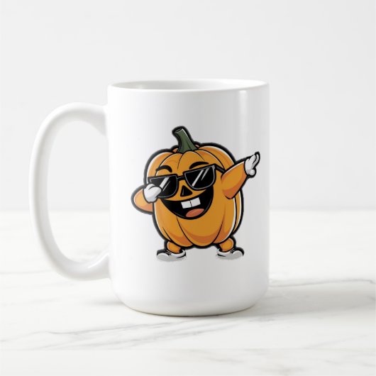 Mug Halloween Citrouille mignon (Gauche)