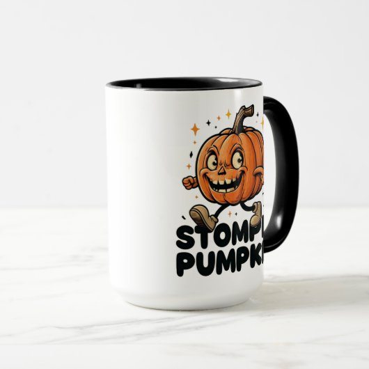 Mug Halloween Citrouille Stompin (Devant droit)