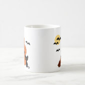 Mug Halloween Citrouilles et chat noir (Centre)