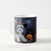 Mug Halloween Citrouilles Havanais effraie (Devant gauche)