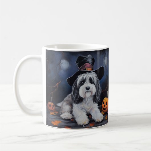 Mug Halloween Citrouilles Havanais effraie (Gauche)