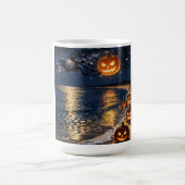 Mug Halloween Clair de Lune sur la Plage (Centre)