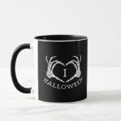 Mug Halloween! Classique - Skeleton Hands Heart (Gauche)