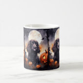 Mug Halloween Cocker Spaniel Avec Citrouilles (Centre)