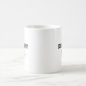 Mug Halloween comptable drôle - Mot le plus effrayant (Centre)