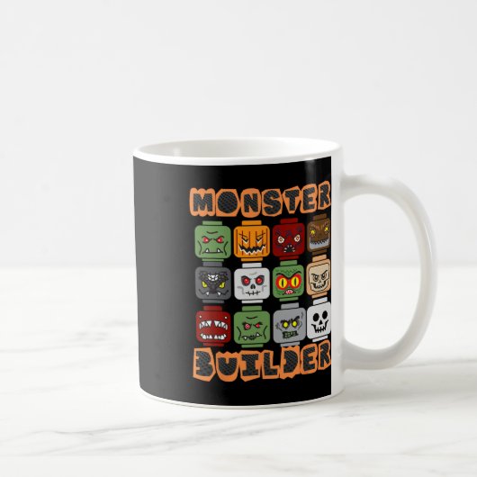 Mug Halloween Construire briques Monster Constructeur (Droite)