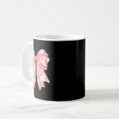 Mug Halloween Coquette Ghost Bow mignonne fille douce (Devant gauche)