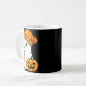 Mug Halloween Costume Ghost Drinking Pumpkin Men Women (Devant gauche)